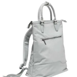 Stylish Gray Women's tote laptop traveling Backpack